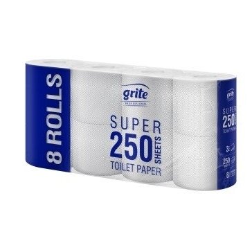 Buitinis tualet. popier. GRITE super mini 250 (27,5m x 8 rit)