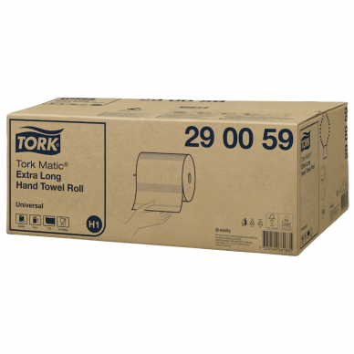 Popierius rankoms ritiniais Tork Matic® Extra Long Universal H1, 1sl.