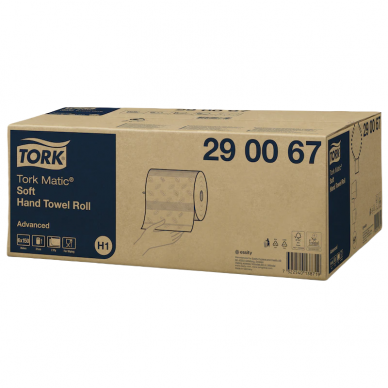 Popierius rankoms ritiniais Tork Matic® Soft Advanced H1, 2sl.